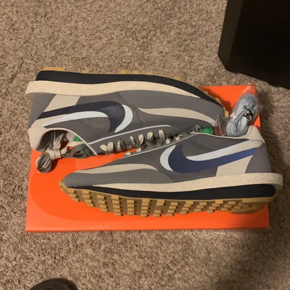 Sacai waffle x clot kiss of death Grey - Picture 2 of 3